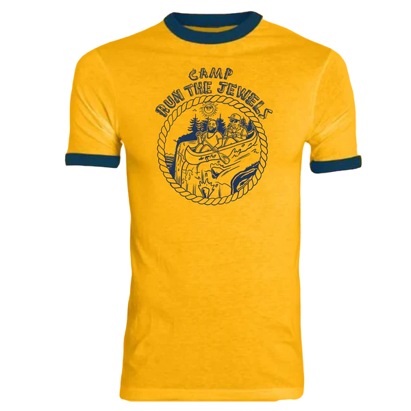 Actual Fact Run The Jewels Bestickt Schwarz Hip Hop T-Shirt