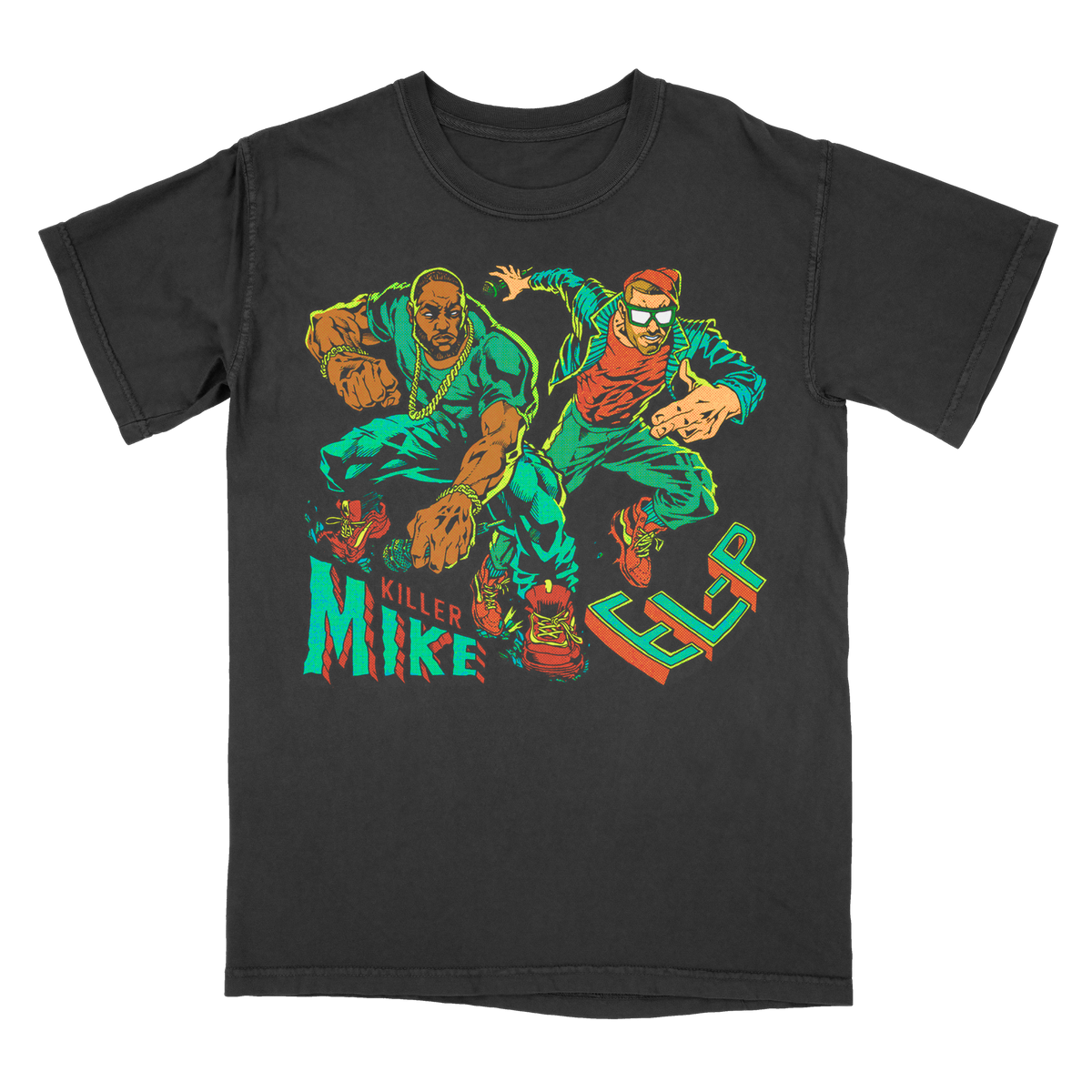 RTJ ‘DYNAMIC DUO’ COMIC TEE - BLACK